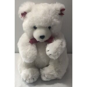 Begging Bear Plush Vintage America Wego White Stuffed Animal Teddy 12” 8512SQ